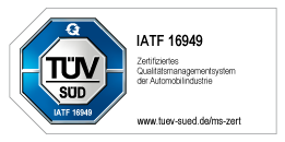 TÜV Zertifikat IATF 16949